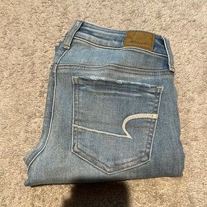 Light wash American Eagle jeans